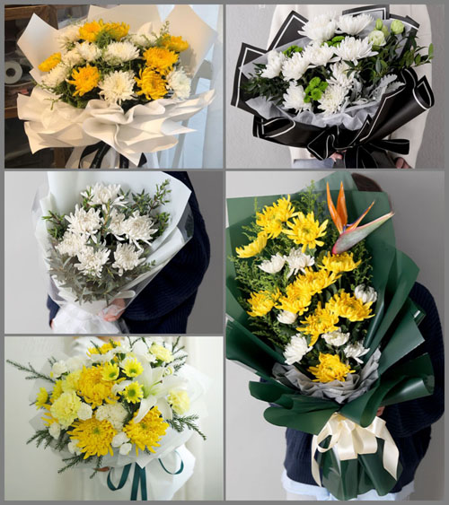 安徽宿州市砀山县周寨镇洪庄新村白事花束代送